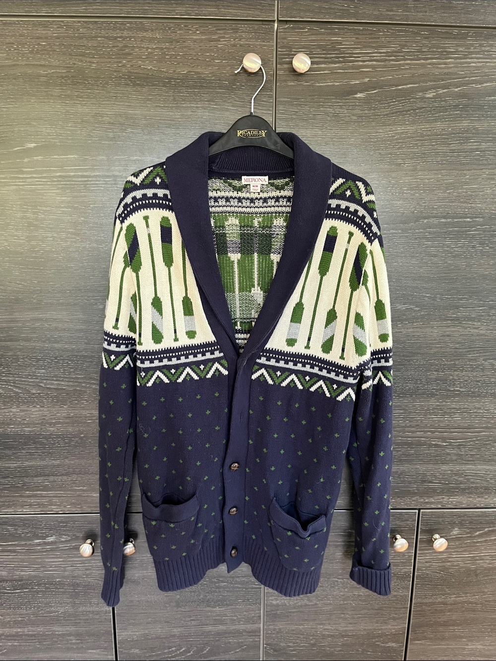 2014 Merona Cotton Paddle Cardigan M